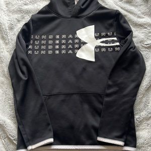 Youth Large Black Under Armour Hoodie
